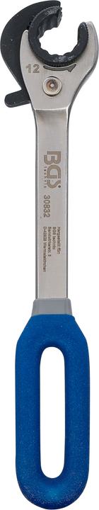 Actual product image BGS Ratchet Ring Spanner open 12 mm (10 mm)