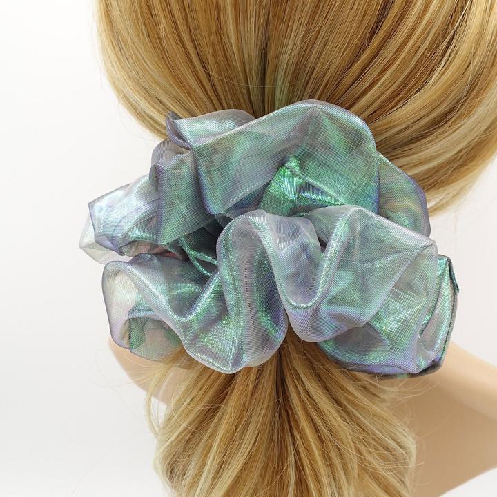 Immagine prodotto Avizar Scrunchie Glänzender Organza Uni Yumei (Elastico per capelli)