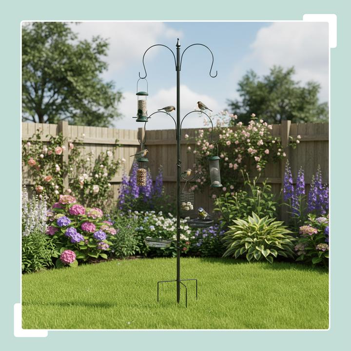 Actual product image Relaxdays Bird feeder