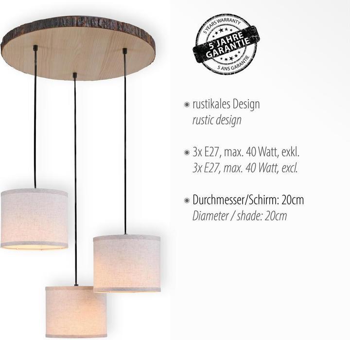 Produktbild Leuchten Direkt Bark (E27)