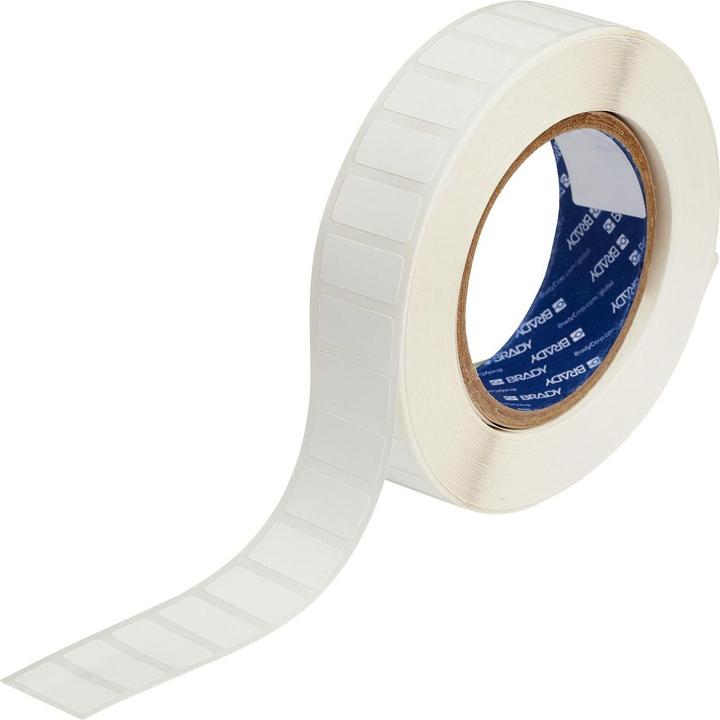 Produktbild Brady J20-59-2475, Inkjet Polyester, Weiss, matt, 25.40 x 12.70 mm, permanent (2250 E.)