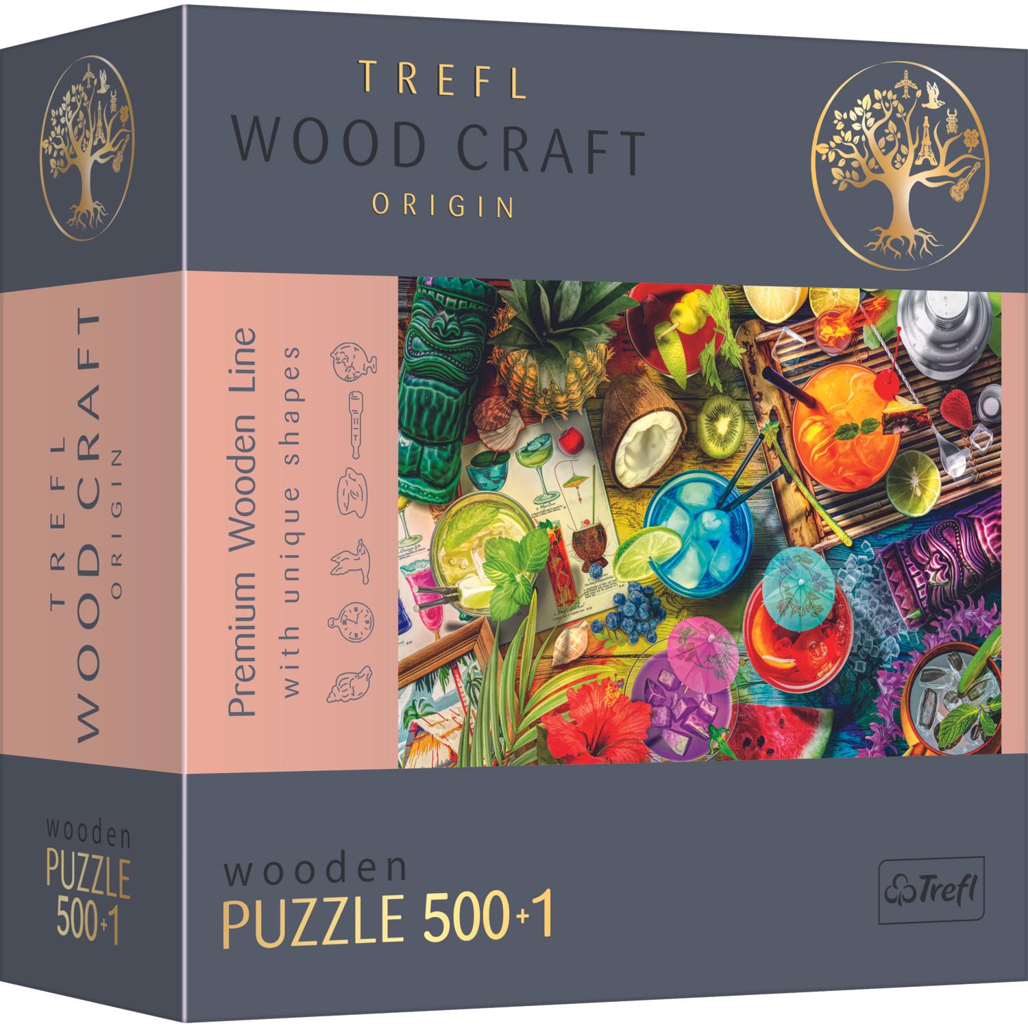 Trefl Holz Puzzle Bunte Cocktails 500+1T (501 Teile)