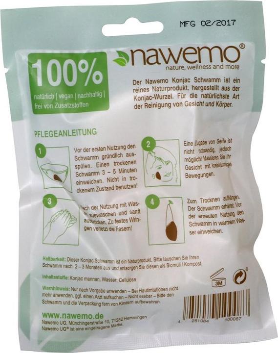 Nawemo Konjac Schwamm PUR BODY