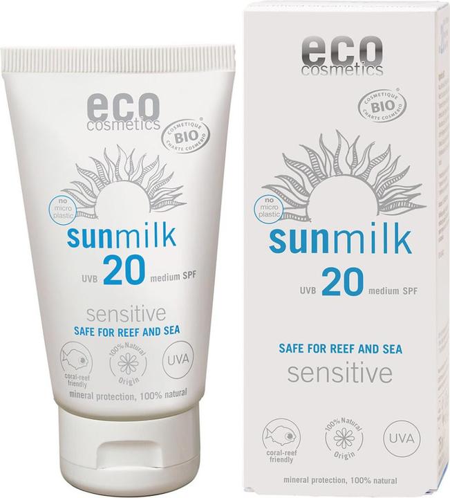 Image du produit Eco Cosmetics Lait solaire FPS 20 sensitif (Lait solaire, SPF 20, 75 ml)