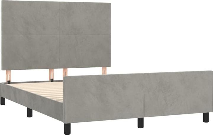 Image du produit vidaXL Bettgestell mit Kopfteil (140 x 190 cm)