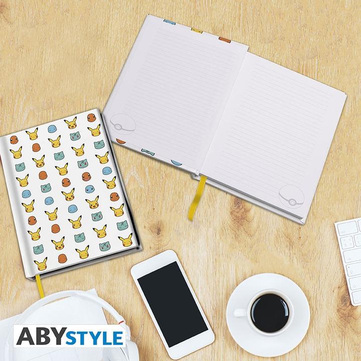 Actual product image ABYstyle Pokemon - Starters (A5, Plain, Hardcover)