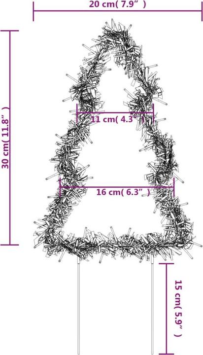 Image du produit vidaXL LED Weihnachtsbaum
