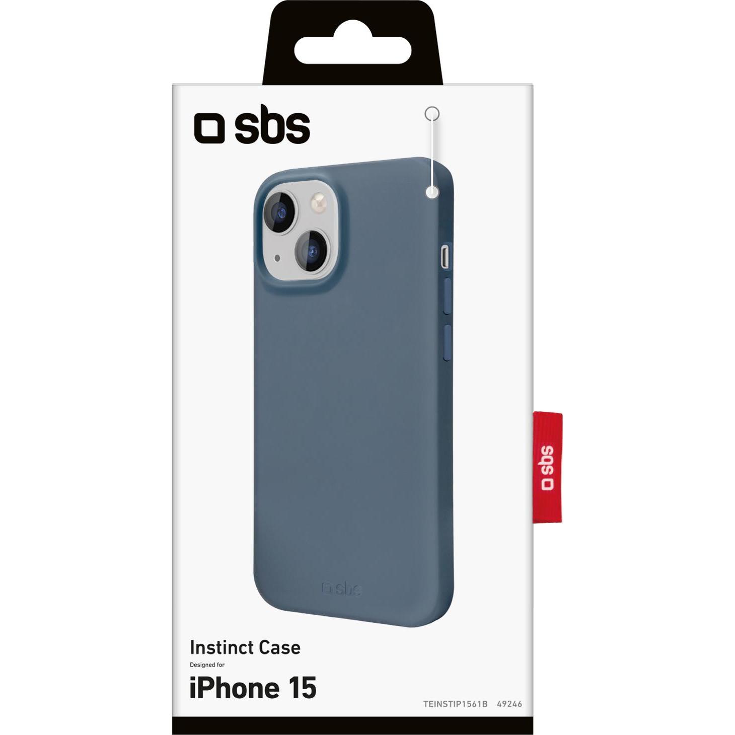 Thumbnail - SBS Instinct Cover für iPhone 15 blau (Apple iPhone 15), Smartphone Hülle, Blau