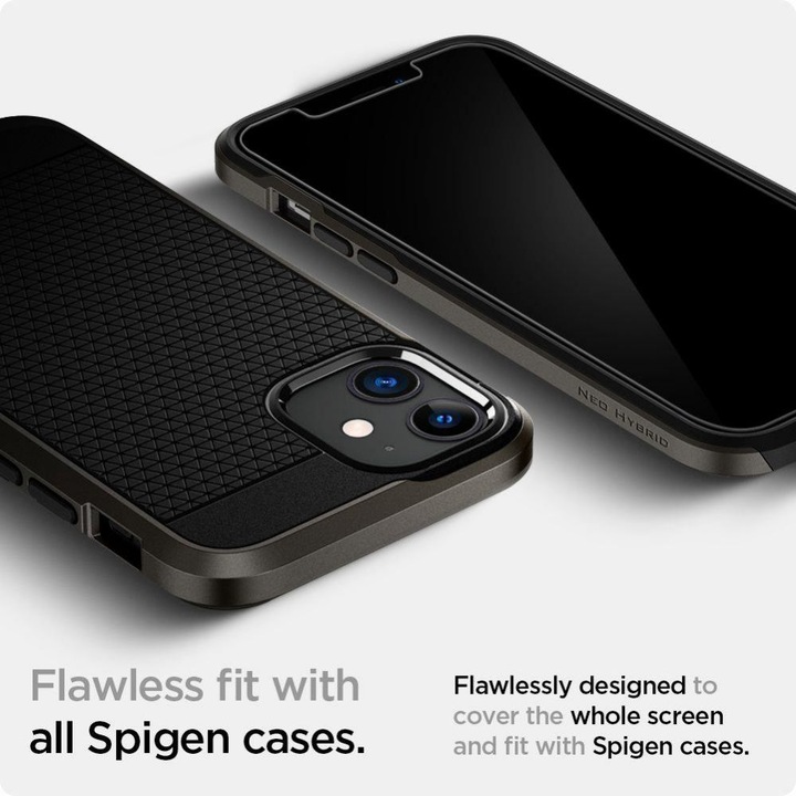 Produktbild Spigen Glas TR Displayschutzfolie 1 St. (1 Stück, Apple iPhone 12 mini)