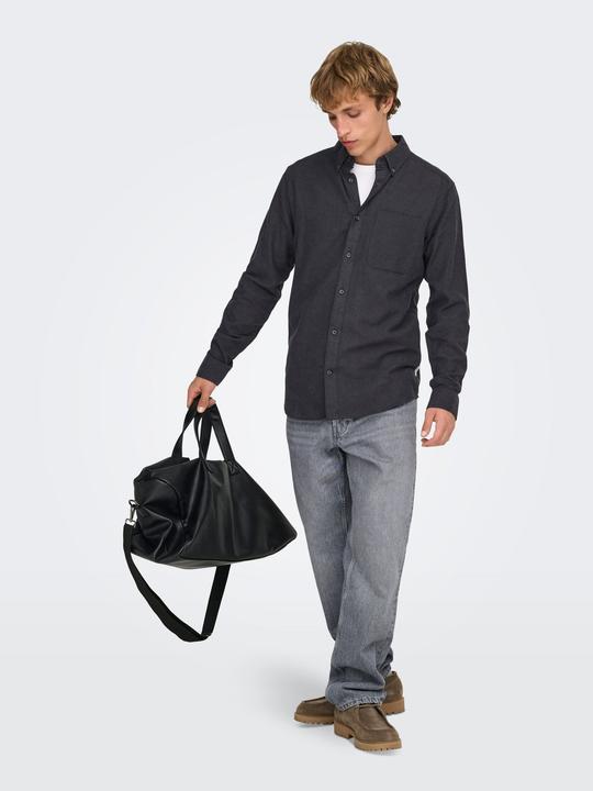 Actual product image Only & Sons Plain long sleeve shirt (XS)