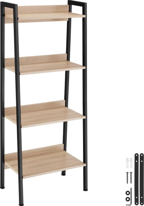 Produktbild tectake Leiterregal (57.50 x 57.50 x 138 cm)