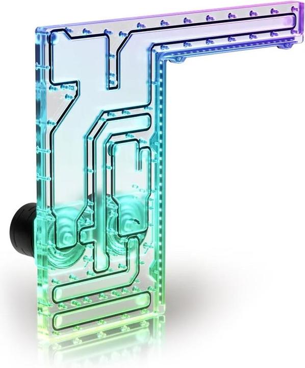 Actual product image Singularity Computers Corsair 1000D Dual D5 Reservoir Distroplate