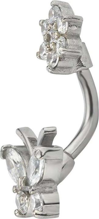 Image du produit Bijouteria Piercing nombril (Cristallin, Acier chirurgical 316L)