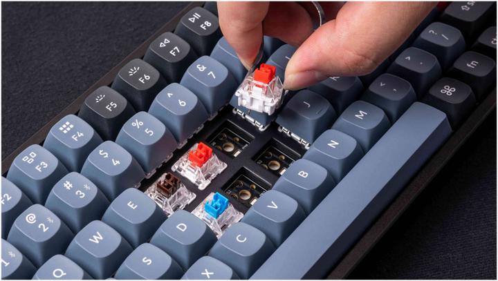 Image du produit Keychron Clé K2Pro 75% Alu RGB Gat Brown K2P-J3-FR (DE, Sans fil)