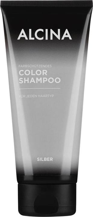 Immagine prodotto Alcina Silver Color Shampoo 200ml - Shampoo curativo protettivo del colore per capelli biondo chiaro e (200 ml, Shampoo antigiallo)