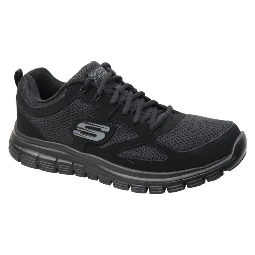 Skechers, Mannen, Sneakers, Burns Herrenschuhe, Zwart, (39, 39.5, 40, 41, 41.5, 42, 42.5, 43, 44, 45, 45.5, 46, 47.5, 48.5)