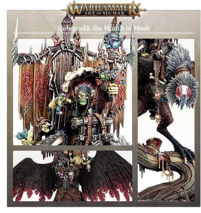 Actual product image Games Workshop Warhammer Age of Sigmar - Orruk Gobsprakk The Mouth of Mork (Plastic)