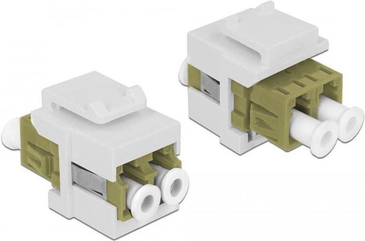 Actual product image Delock Keystone Jack: Fiber optic LC-LC (Keystone module)