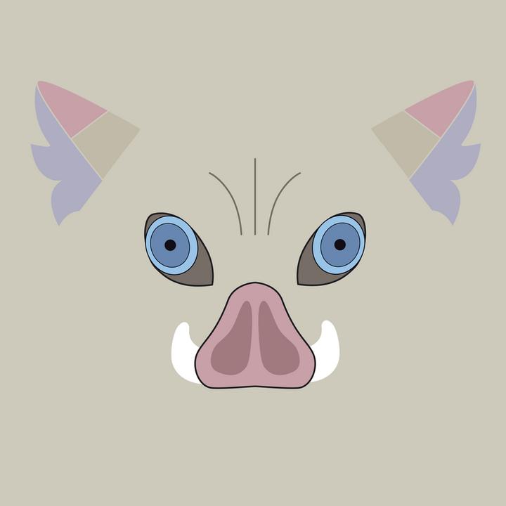 Actual product image ABYstyle Demon Slayer - Premium cap - Inosuke (One size)