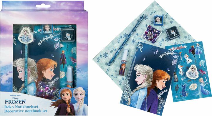 Actual product image Undercover Notebook Frozen 11.8 x 17.7 cm, Blank, Blue/Purple (11.8 x 17.7 cm, Plain, Hardcover)