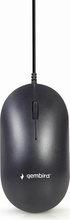 Actual product image Gembird KBS-UML-01 3-in-1 backlight desktop set black US layout KBS-UML-01 (US, Cable)