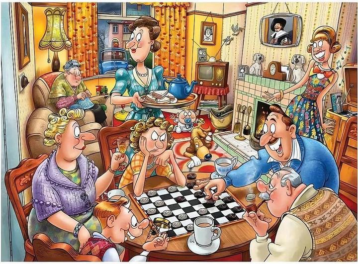 Produktbild Jumbo Wasgij Destiny 25 - Spieleabend! (1000 Teile) (1000 Teile)