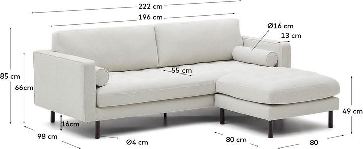 Produktbild Kave Home Debra (2-Sitzer)