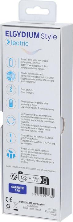 Immagine prodotto Elgydium Style Electric Toothbrush - Silver