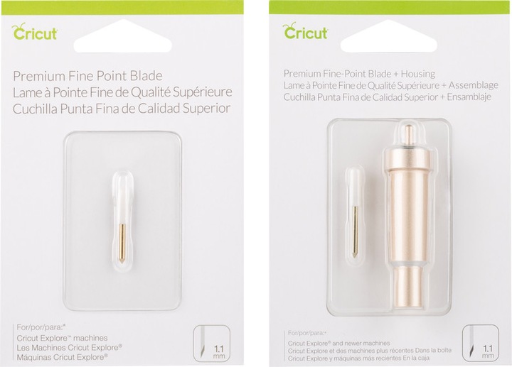 Actual product image Cricut Replacement blade Fine-Point Premium with holder