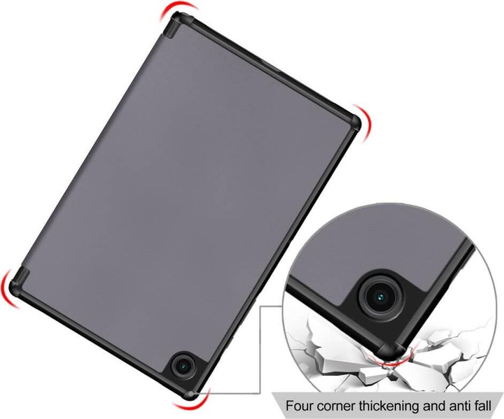 Image du produit Cover-Discount Galaxy Tab A7 Lite - Étui Smart Tri-fold gris (Galaxy Tab A7 Lite)
