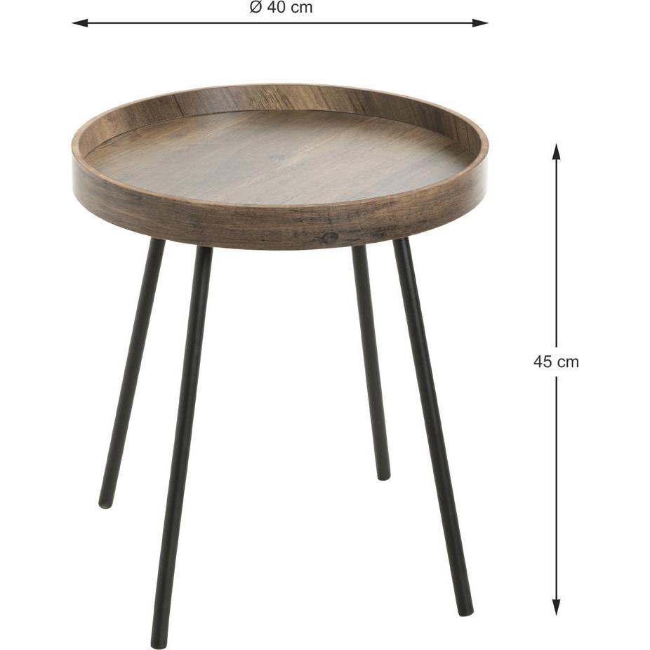 Thumbnail - HAKU Möbel, Couchtisch + Beistelltisch, Nils (40 x 40 x 45 cm)