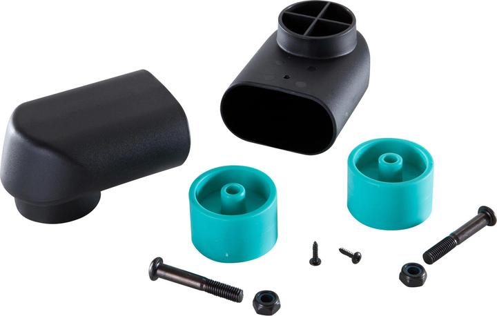 Actual product image Domyos Pipe caps for front footrests 1 pair