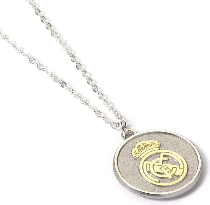 Actual product image Real Madrid silver necklace (Aluminium, Copper, Zinc alloy, 40 cm)