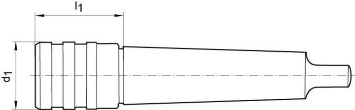 Actual product image Fortis Quick-change taper shank chuck MK 4 for taps M6-20