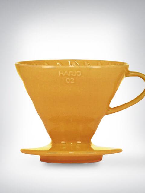 Actual product image Hario Porcelain coffee filter V60 Color Edition