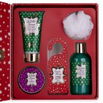 Image du produit Accentra Coffret de bain LA BELLE FEMME NOEL - Christmas Eve Box - pour une soirée relaxante avant Noël (Kit de soins capillaires)
