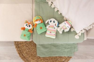 Produktbild NICI Plüschfigur Schlafmützen Schaf+Fuchs (14 cm)