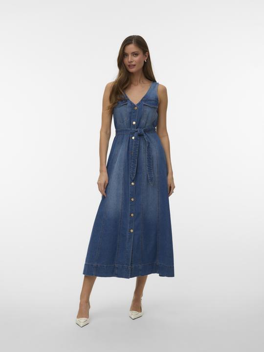 Image du produit Vero Moda VMMACEY Langes Kleid Jeanskleid (M)