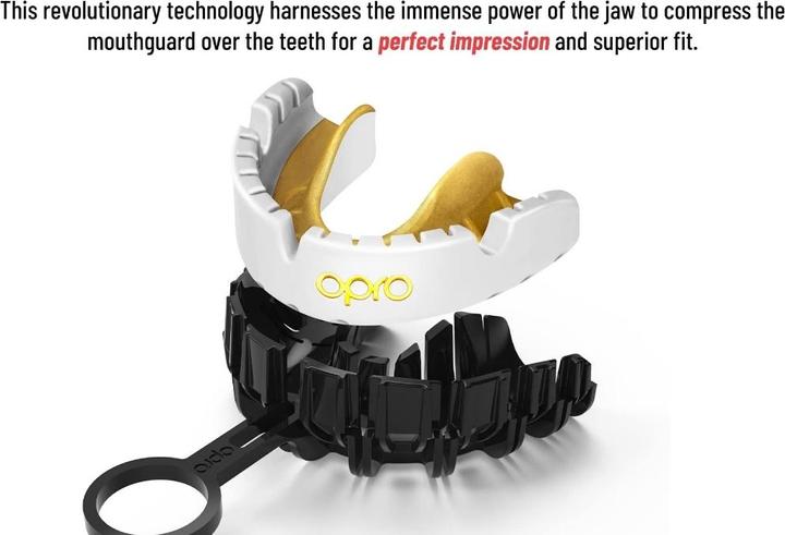 Image du produit Opro Self-Fit - Gold Braces - Black/Gold (Taille unique)