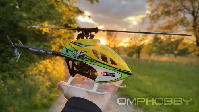 Actual product image OMPHobby OMP Heli M2 V3 PRO Micro Helikopter Viper-Gelb