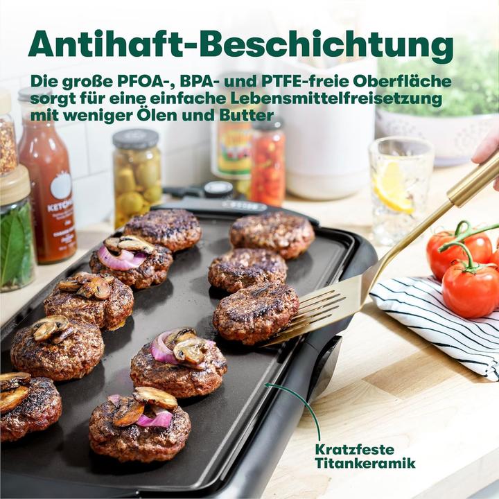 Actual product image Bella Elektro-Keramik-Titan-Grillplatte