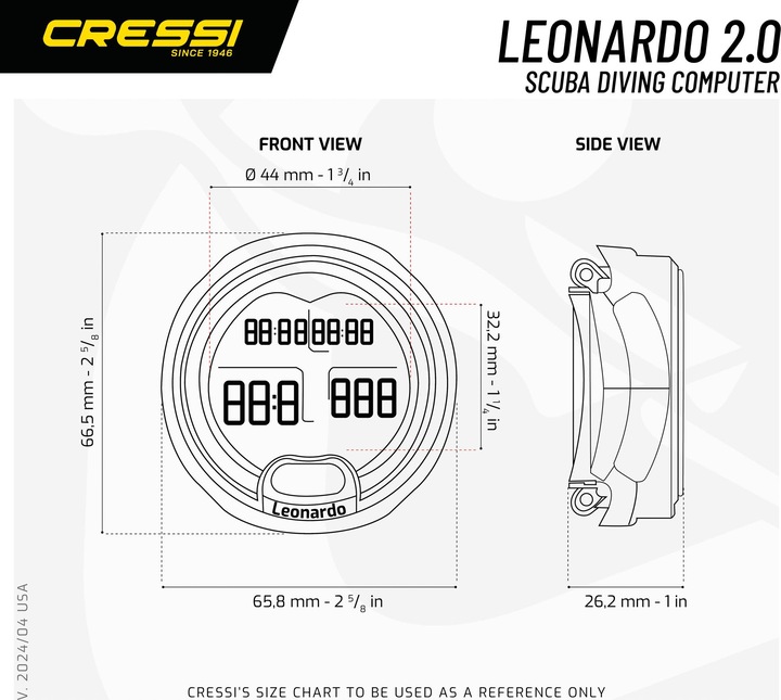 Actual product image Cressi Leonardo Computer