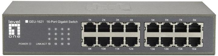 Produktbild LevelOne GEU-1621: 16Port Switch 1Gbps (16 Ports)
