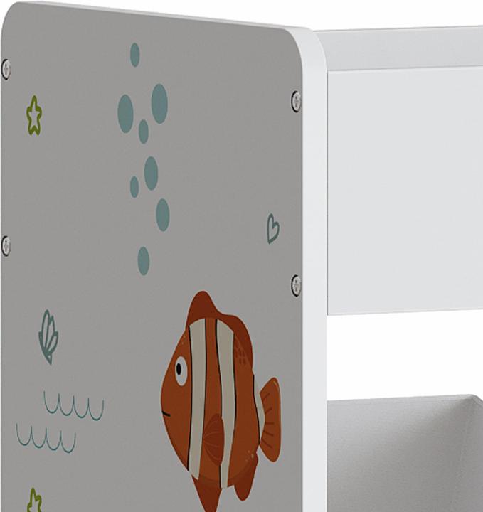 Immagine prodotto En.Casa Kinderregal Søndreland 80x90x30 cm mit Aqua Dream Motiv