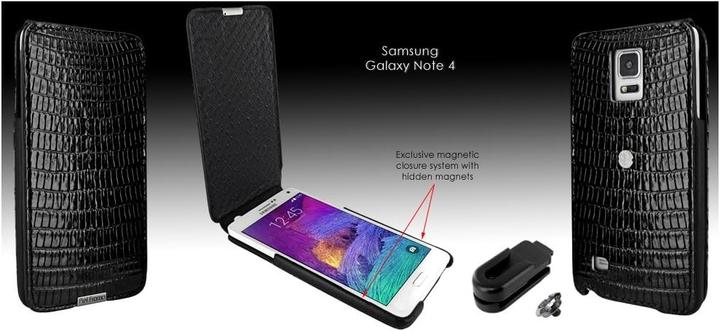 Productafbeelding Piel Frama iMagnum Lizard Protective Case in Black for Samsung Galaxy Note 4 SMN910F (Samsung Galaxy Note 4)