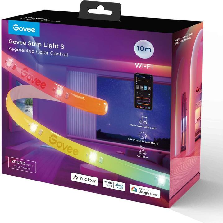 Govee Stripe Light S (RGB, 1000 cm, Indoor)