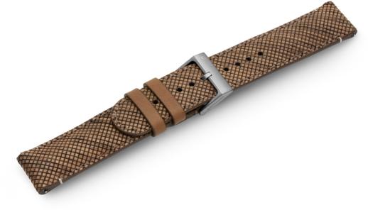 Actual product image Victorinox Wood Strap D2-TI (21 mm, Leather, Titanium, Wood)