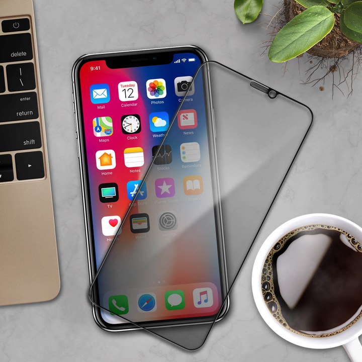 Produktbild Avizar Displayschutzfolie, Privacy Blickschutzfolie (1 Stück, Apple iPhone 11 Pro)