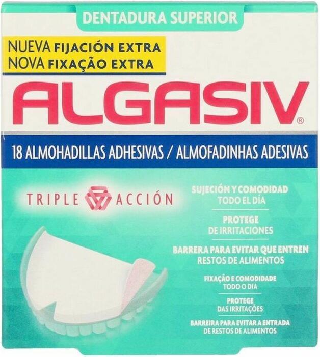 Image du produit Algasiv Tampons adhésifs pour fausses dents supérieures