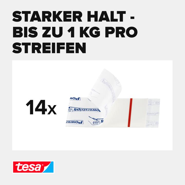Valeurs nutritives et ingrédients tesa Powerstrips petit format